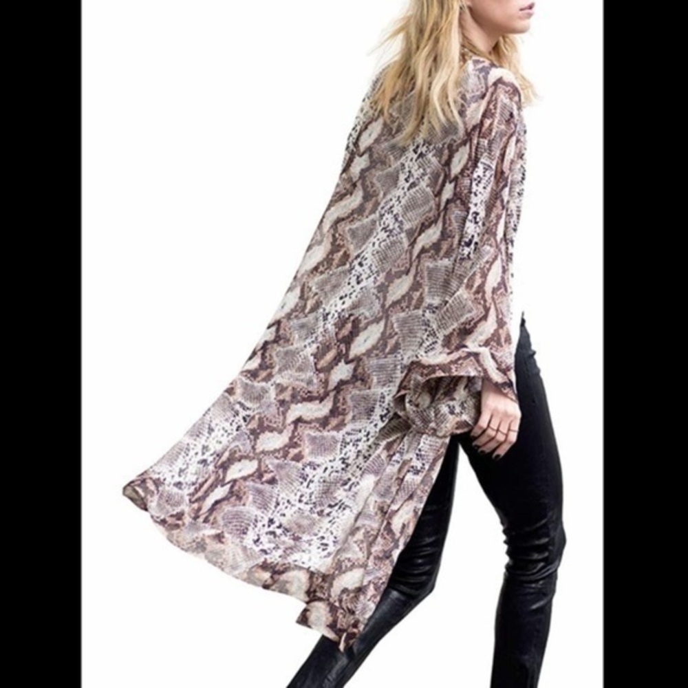 Animal Print Kimono Cardigan Coverup BRAND NEW